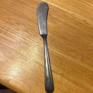 Stainless Steel Butter Knife in Silver - Classic Serving Utensil